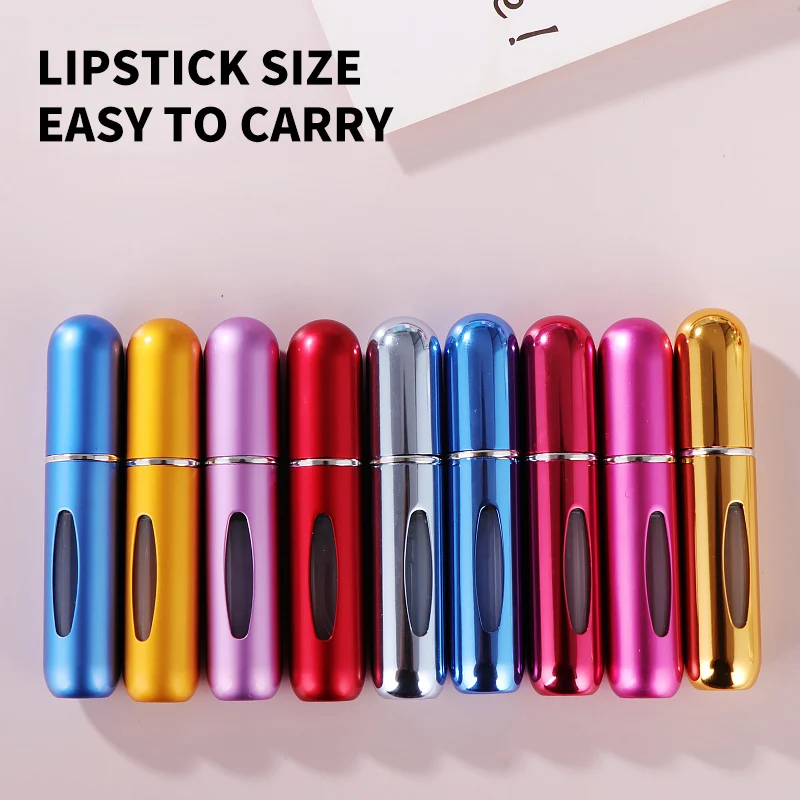 stock2023 wholesales supplier 5ML mini portable travel atomizer bottle refillable bottom filling spray perfume bottle