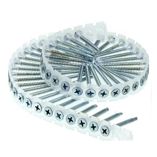 Galvanized plastic strip collated drywall screws ce european market 39