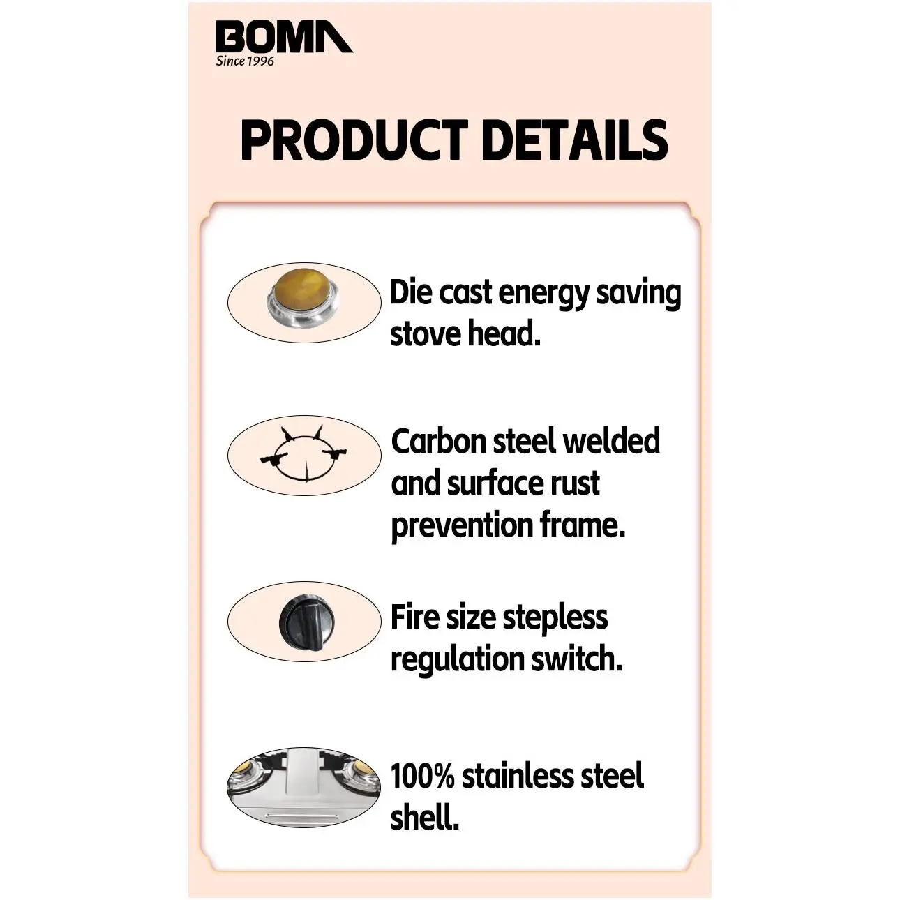 Gas Range High Quality Wholesale Professional Kitchen Latest New Fashion Hot Sale 2024 Bulk Stainless Electric Pringle Gas Stove