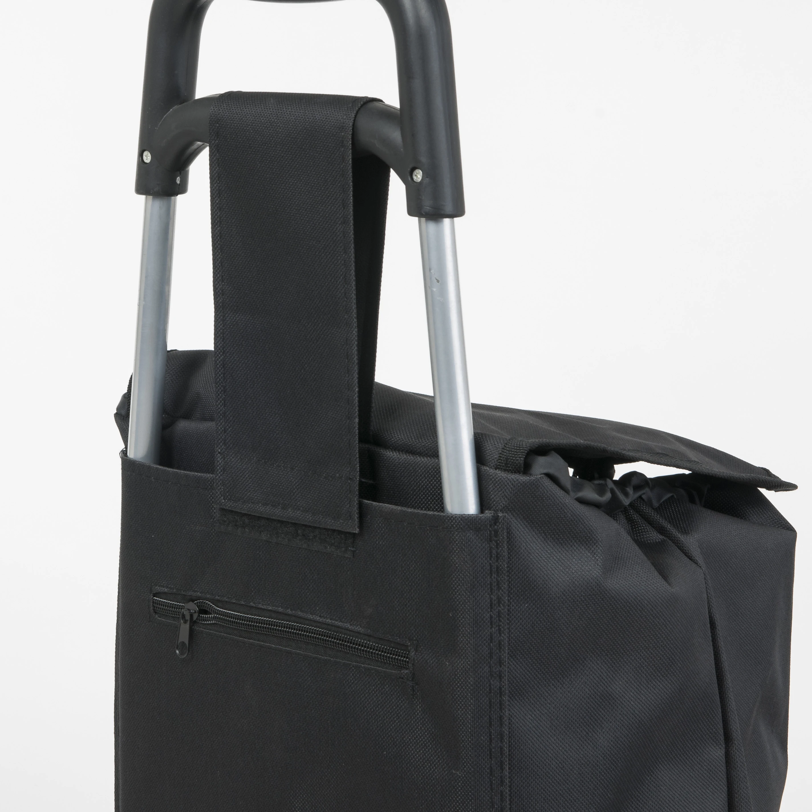 35L capacity 4-wheel shopping trolley folding with waterproof fabric