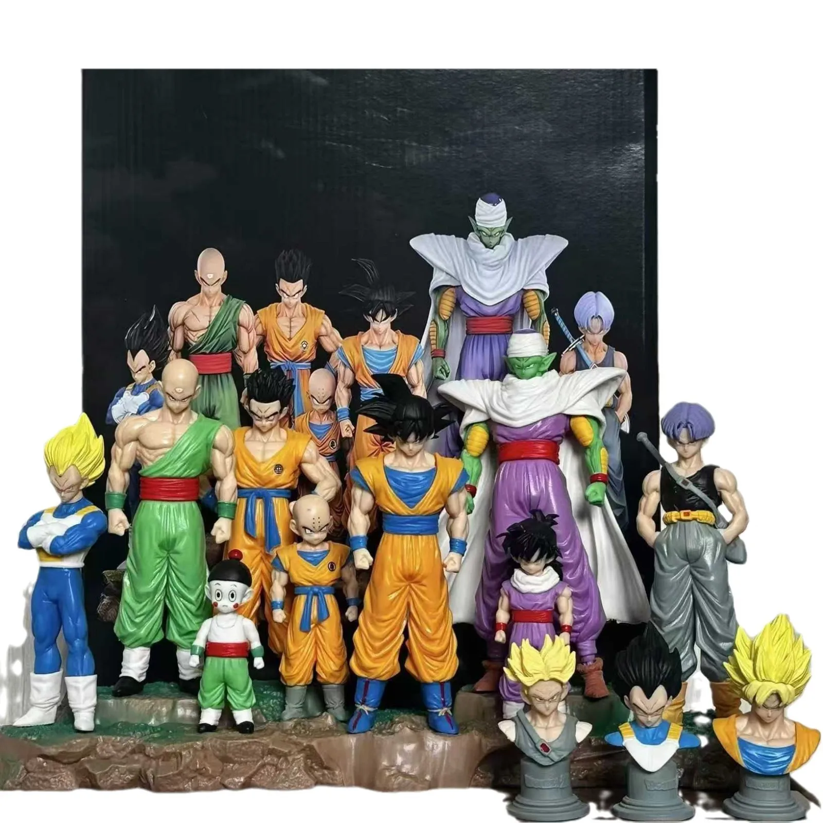 Action Figures Set Dragoned Ball PVC Collectible Model Toys Goku Vegeta Dragon Balled Z Warrior Full Set Anime Figure