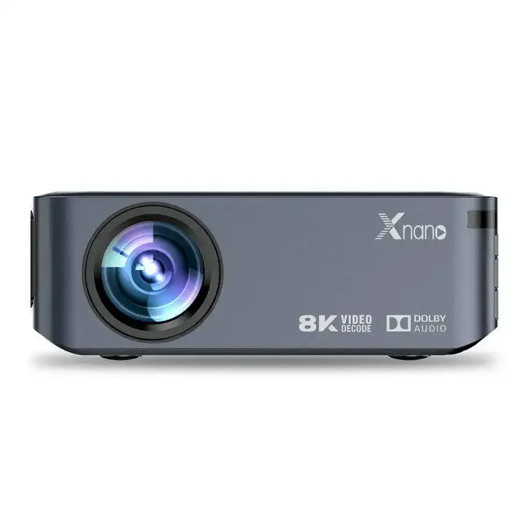 Проекторы Xnano X1 с зеркалом 12000 люмен портативный мини-проектор 4k для