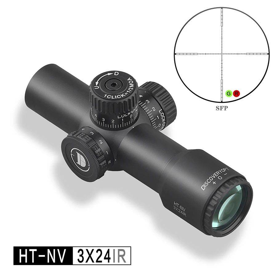 Discovery HT-NV 3X24IR 1/2 Optical Sight 3X Magnification Scopes & Accessories
