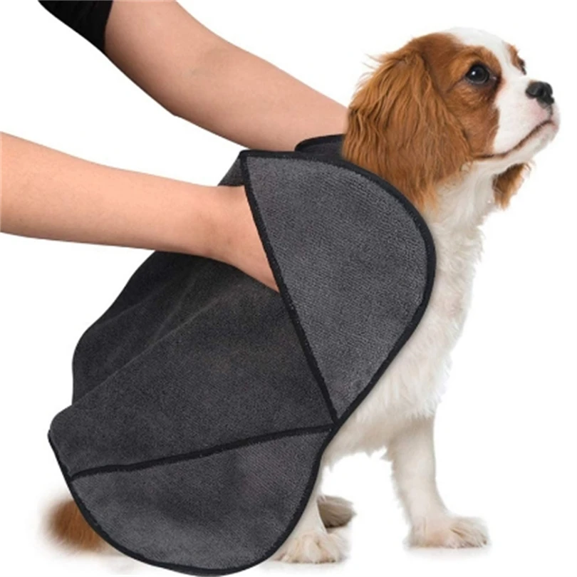 Super Absorbent Quick Drying Towels Microfiber for Dogs Cats for Allow Pets to Dry Off Quickly After Bathing Pet Bath Towel
