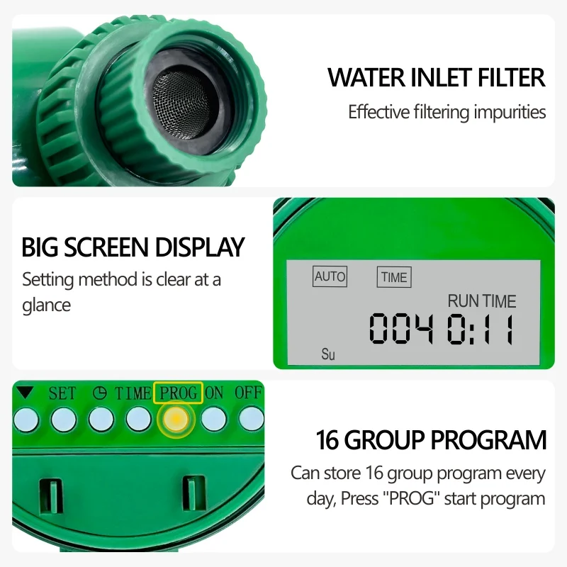 Intelligent Automatic Irrigations Systems Auto Smart Garden Water Timer Pump Drip Irrigation Controller Sprinkler Watering Style