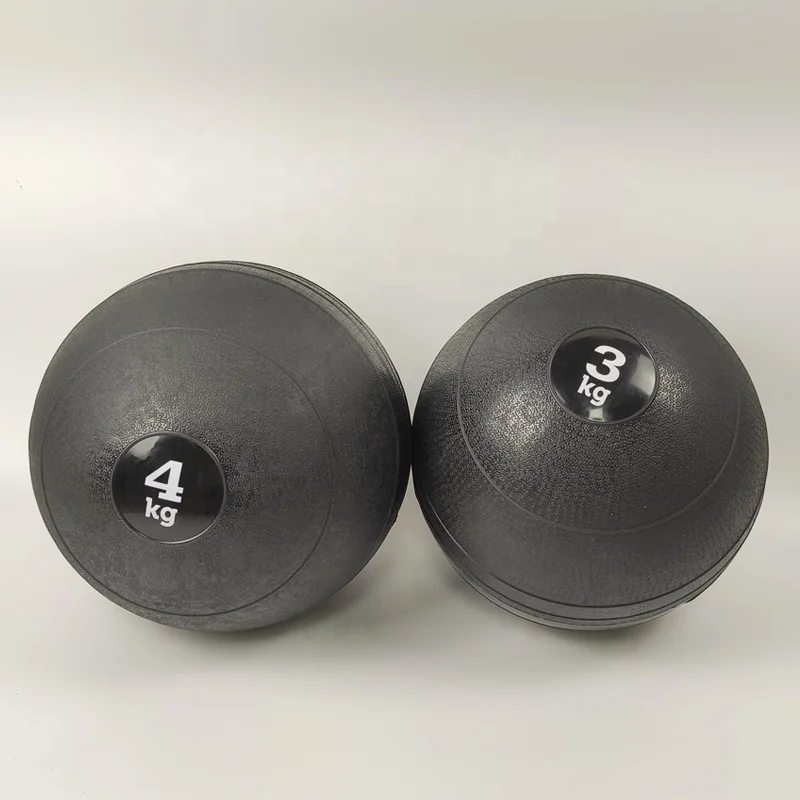 High Quality gym fitness equipment heavy duty PVC Hard Rubber Cross fit sand filling medicine ball sand ball