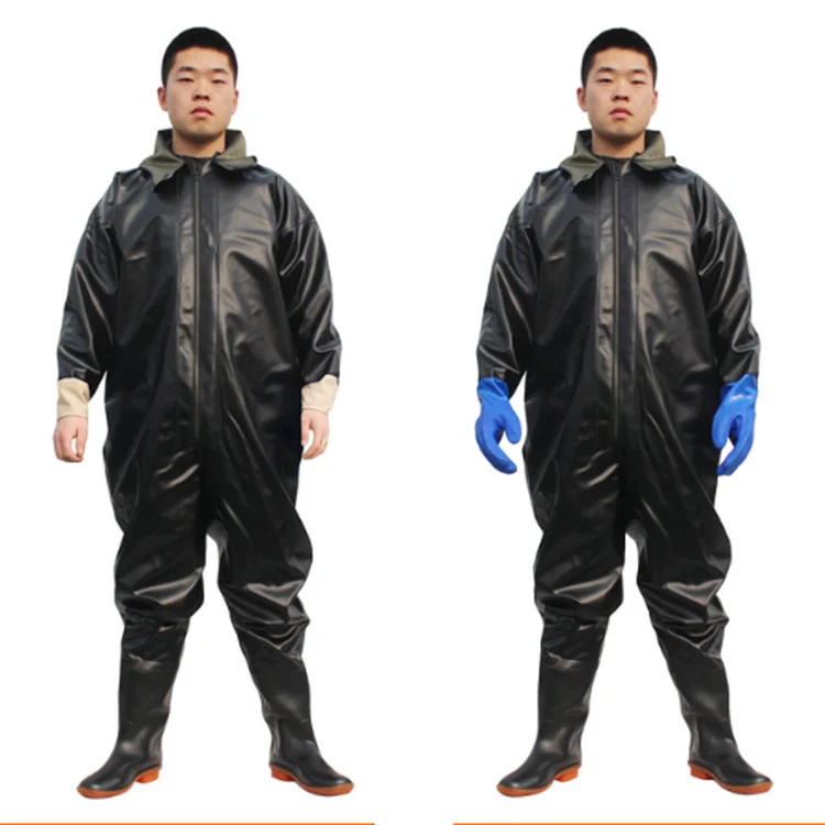 China Manufacturer Breathable Full Waterproof Fishing Hunting Noly Pvc Body Waders