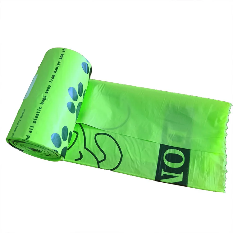 Hot Cute Retail Scented Poop Plastic Bags With Dispenser For Dog Waste