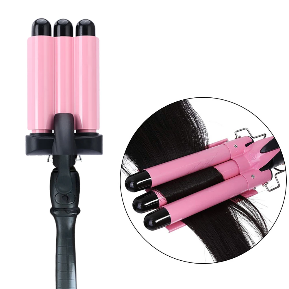 ihongSen Professional OEM Custom Ceramic Hair Curler 3 Barrel Wave Triple Curling Iron
