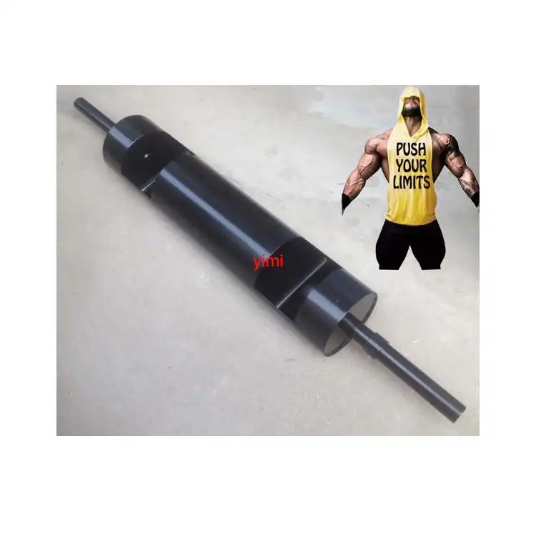 Cheaper Overhead Lifting 23 30 35 45 65KG Strongman Log Bar with Bumper Weight Plates