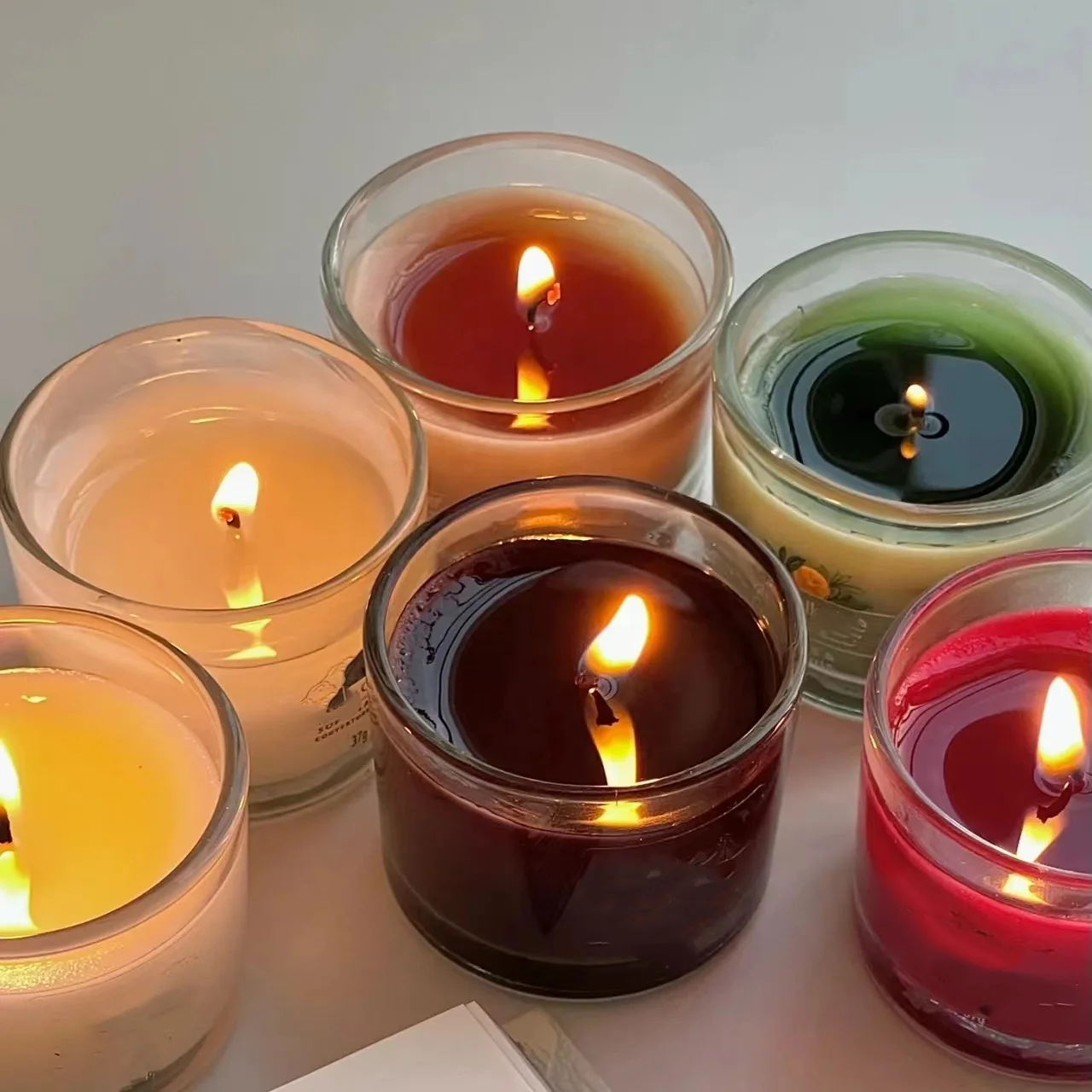 Wholesale Modern Hot Sale Luxury Wholesales soy candles Glass with 3 Wicks scented candles private label wholesale candles jars