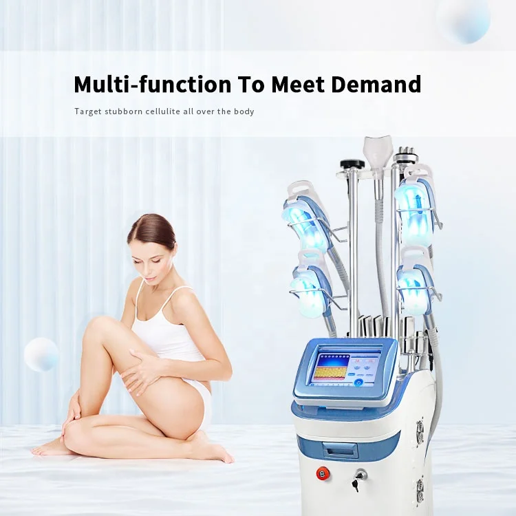 Cool Tech Cryo Sculpting 5 Cryo Handles Fat Burning Freeze Cellulite Removal Cryolipolysys Slimming Machine 360 Weight Loss