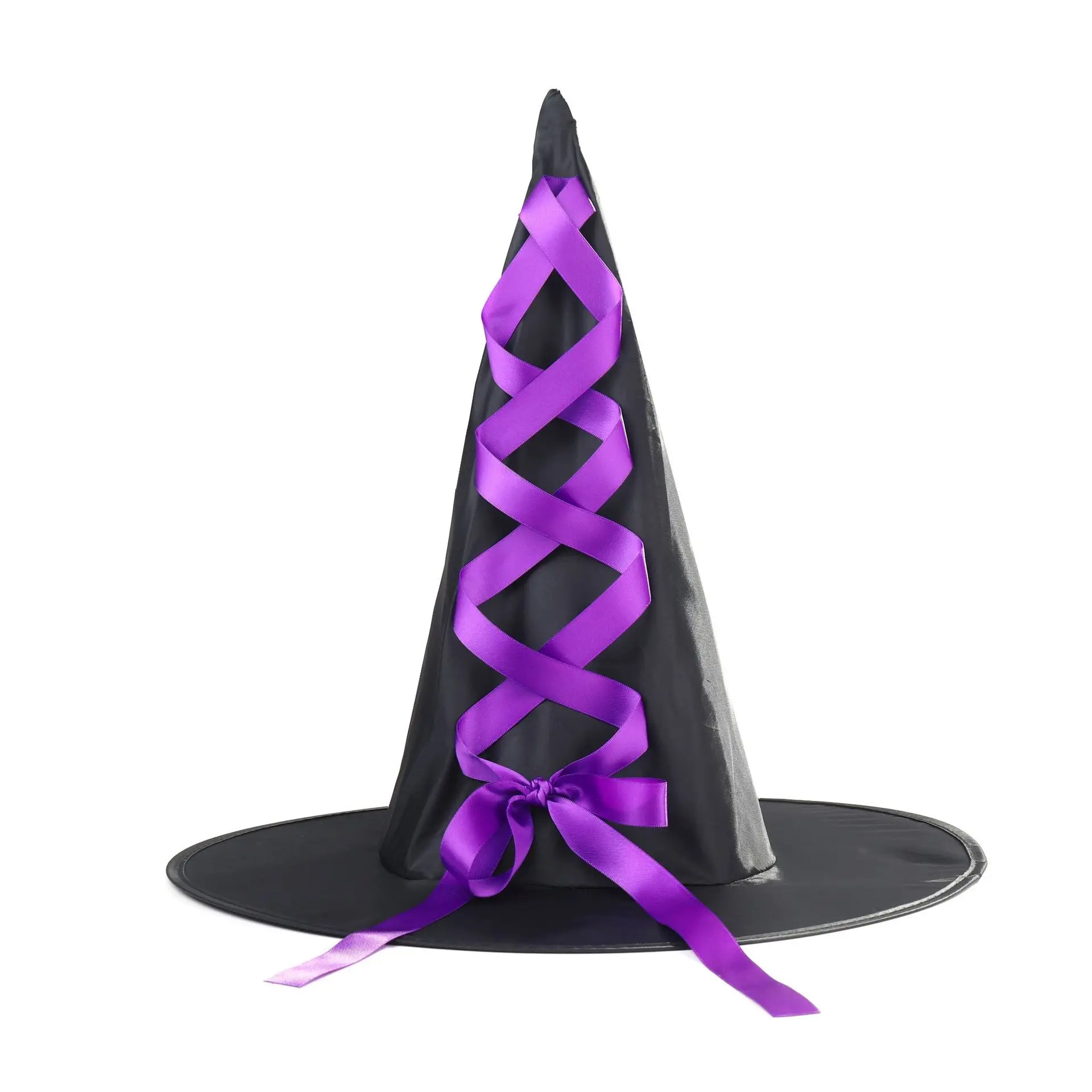2022 Halloween Party Kids Masquerade Wizard Props Dress Up Ribbon Bow Magic Witch Hat