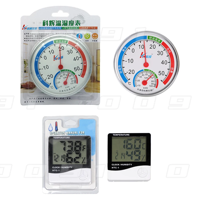 OEM ODM Clock Electronic Room Display Sensor MINI Thermometer Hygrometer Humidity Temperature Digital Indoor Meter Lcd Outdoor