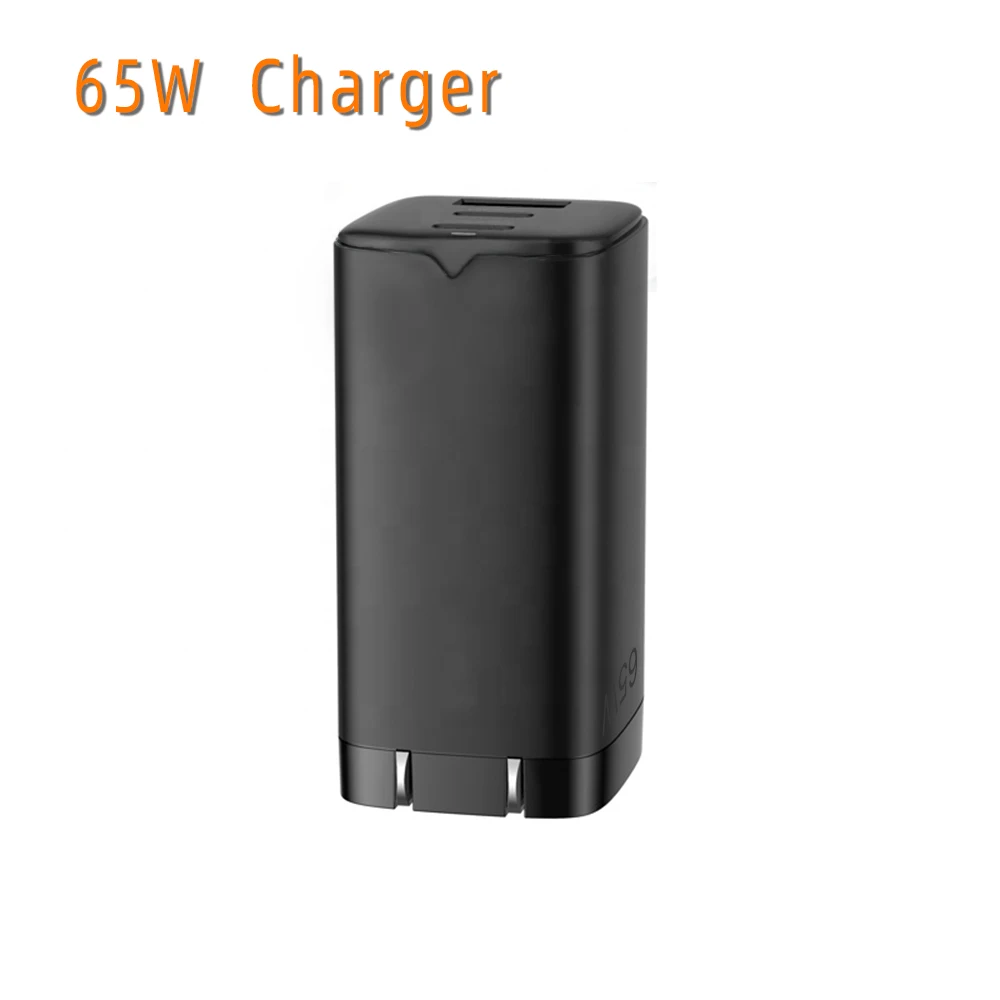 Greatpower Super Mini 65W 2C1A Mobile Phone Fast Charging USB-C Travel Charger Desktop Adapter For iphone Foldable PD 65W