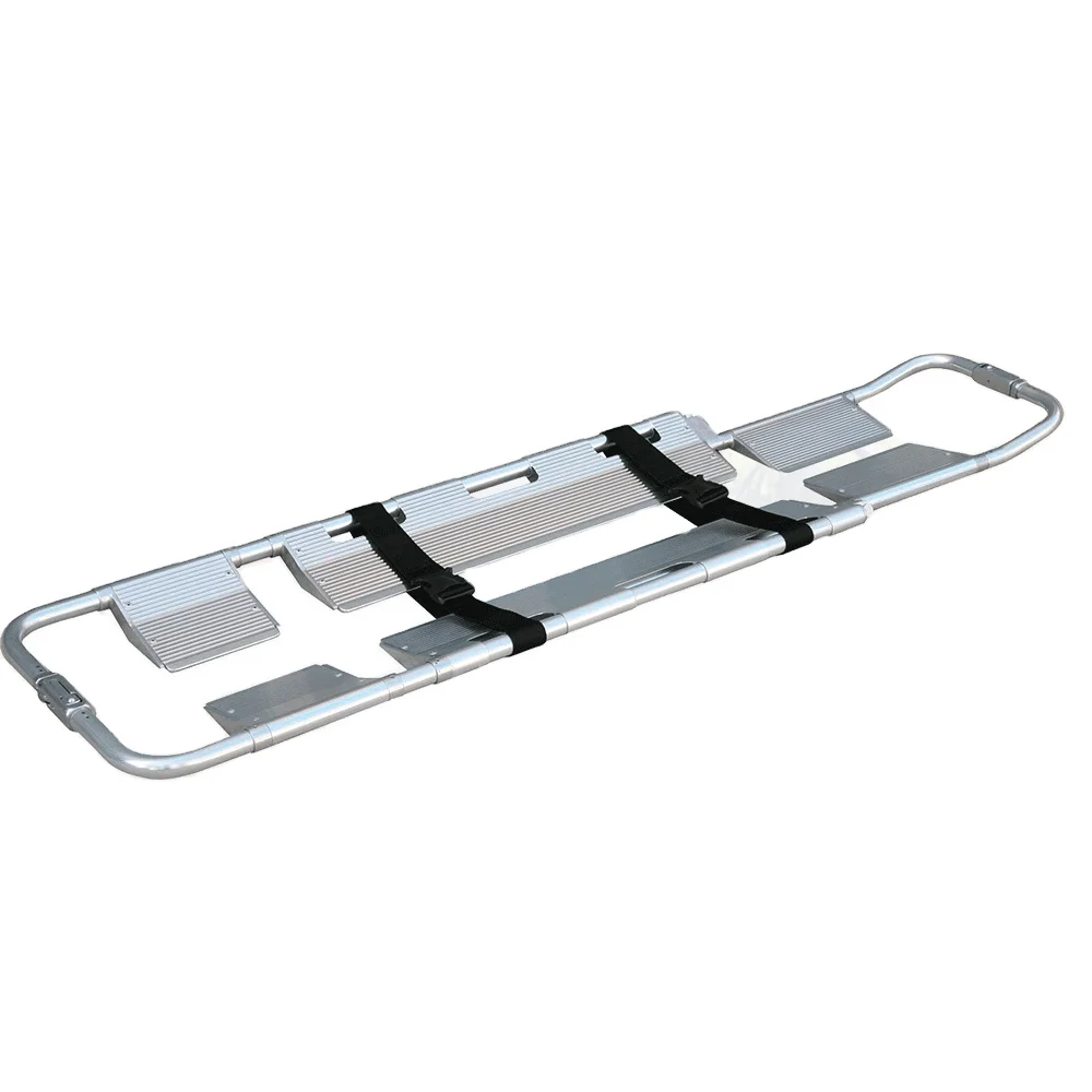 Manufacturer Multi-function Aluminum Stretcher Scoop Titanium Medical Emergency Rescue Scoop Stretcher