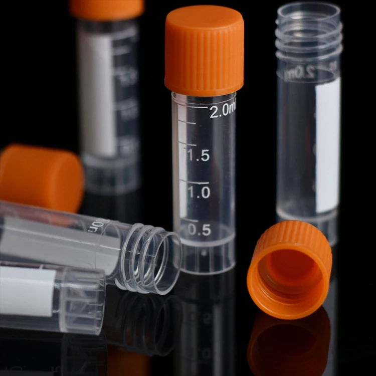 Medical Grade Polypropylene Lab Equipment Cryovial 10ml