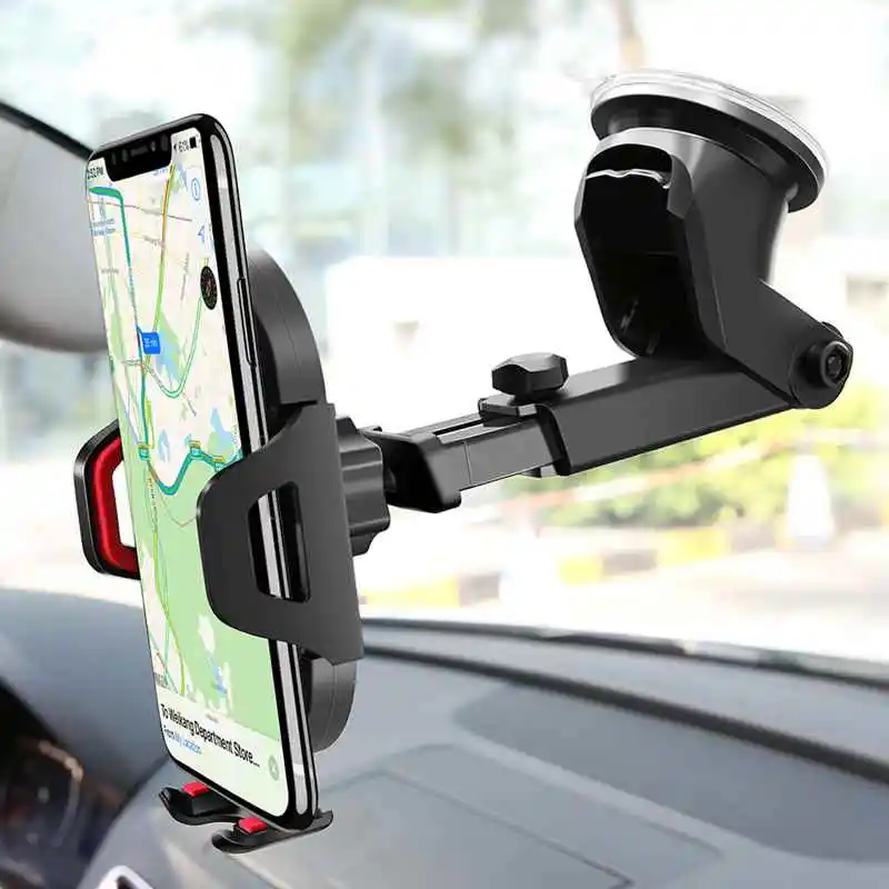 Magnetic Car Phone Mount, Dashboard Phone Holder with Anti-shake Stabilizer
