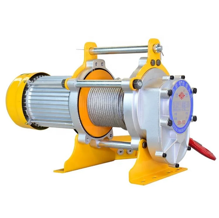 factory direct price Aluminum Shell KCD Type remote control electric hoist winch