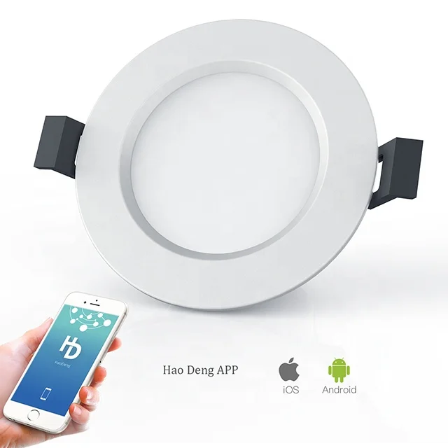  Умный светодиодный потолочный светильник лампа с дистанционным управлением поддержкой bluetooth изменением цвета wi-fi