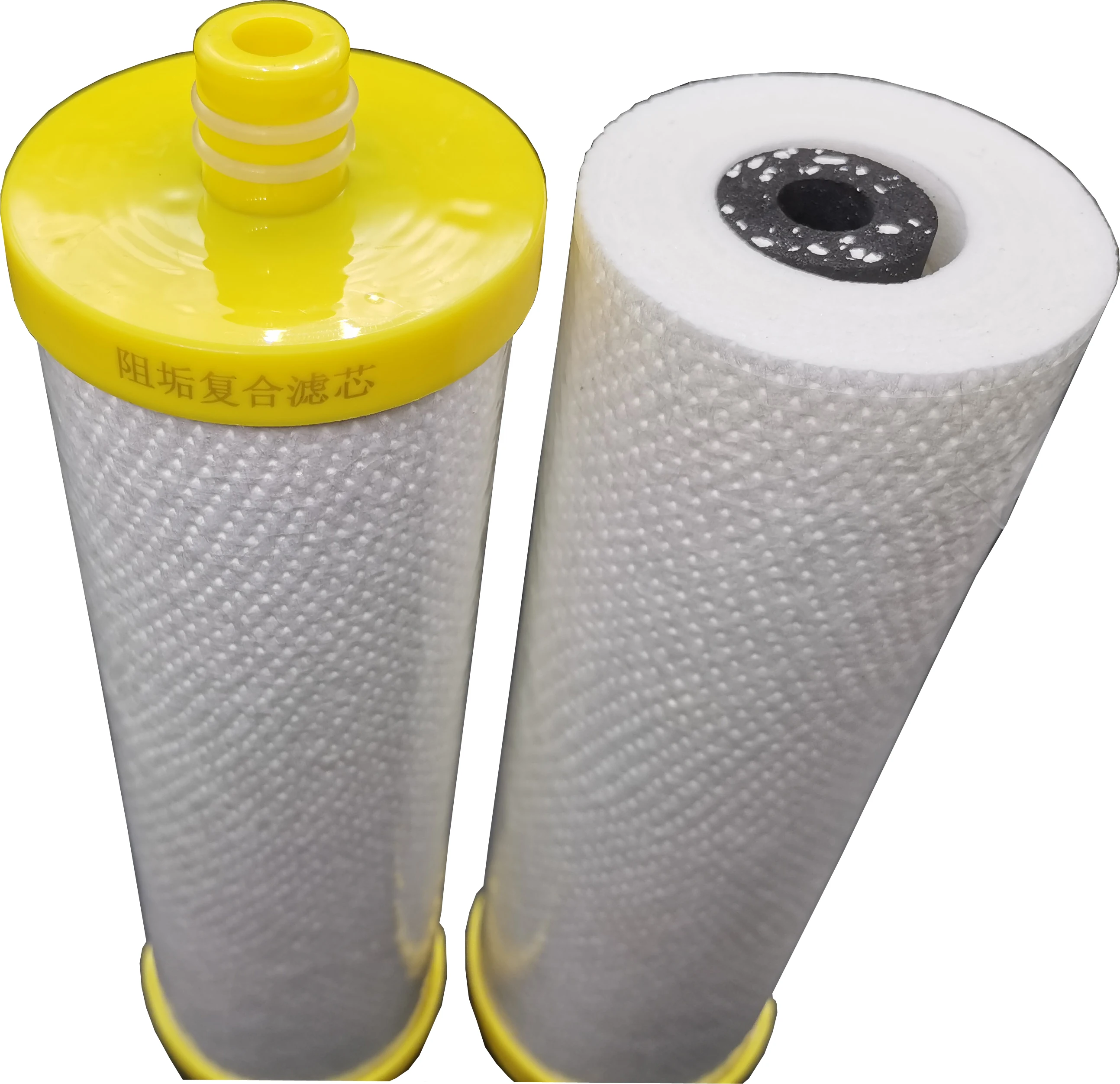 durable melt blown sediment filter composite with anti scale carbon block for home appliances pre filtration