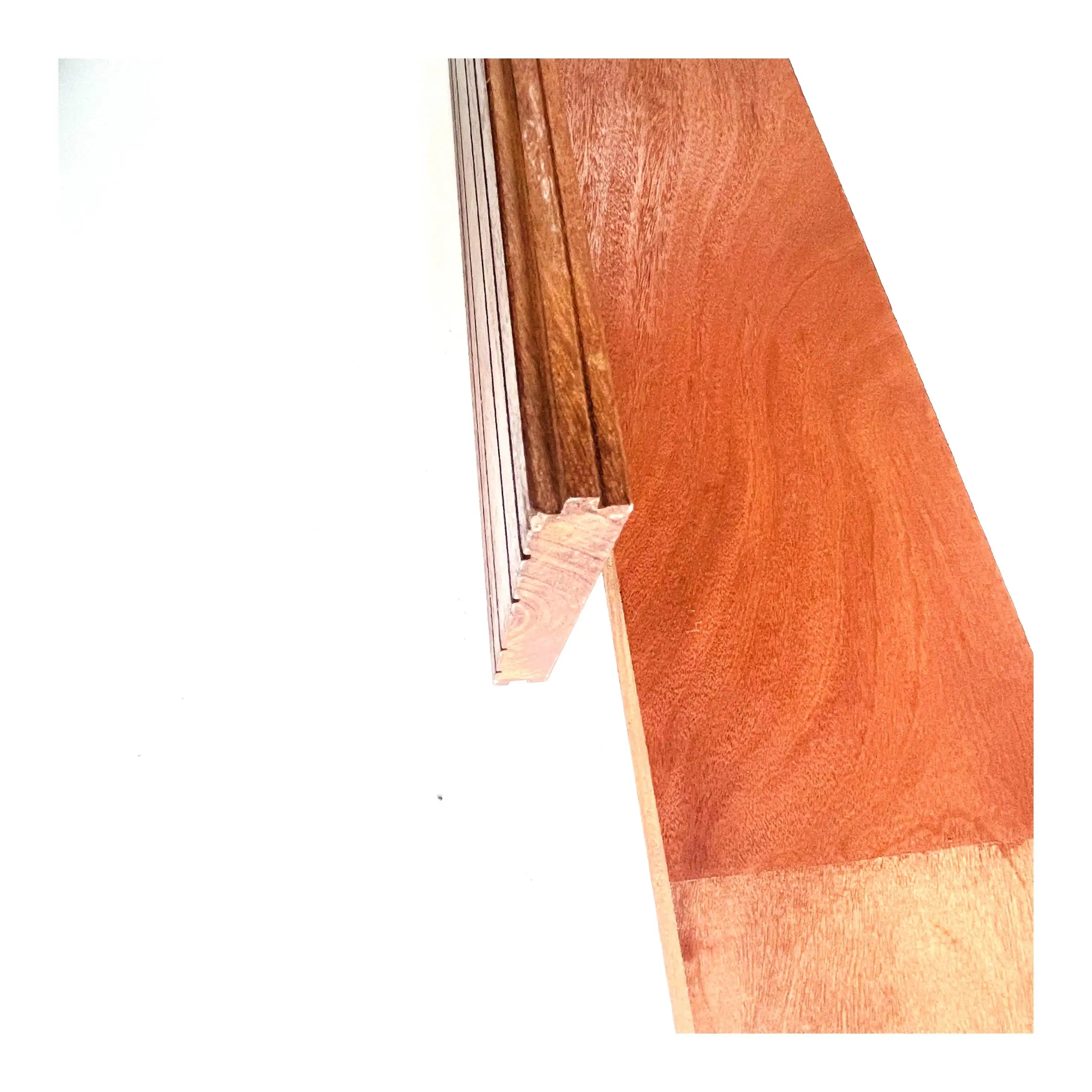 Nature hard wood Santos mahogany timber floor board for interior