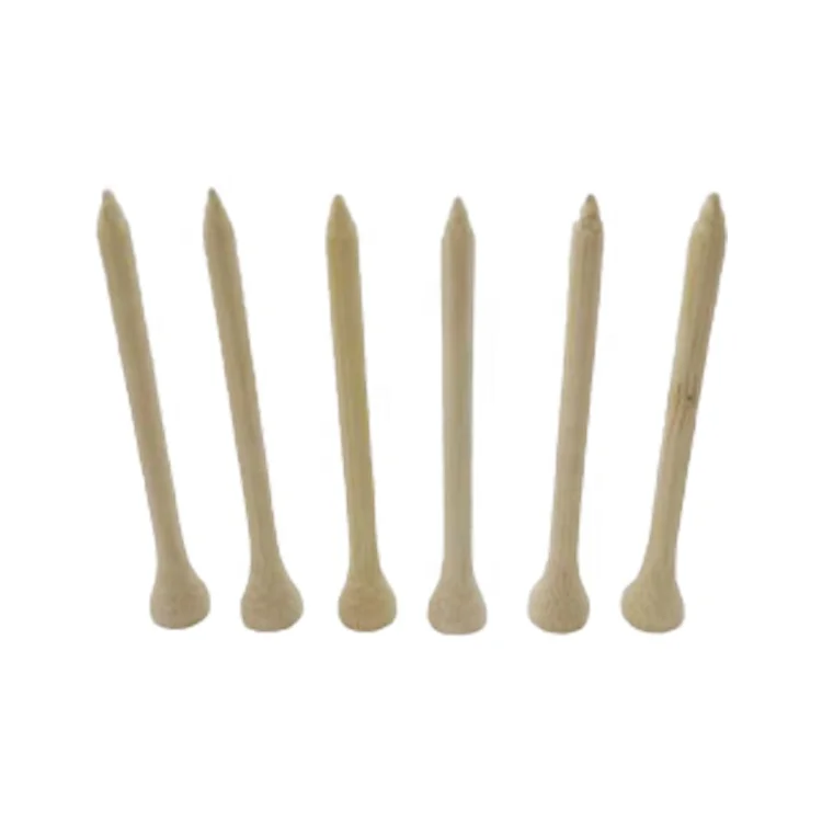 Qiangjian Top quality brand new accept custom logo manufacturer bamboo golf tees