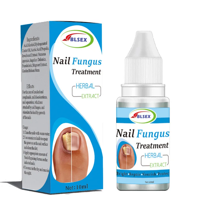 Antifungal Nail Solution for Nail Fungus Treatment Healthy Toenail Growth Repair Fluid with Toe Nail Care Treatments