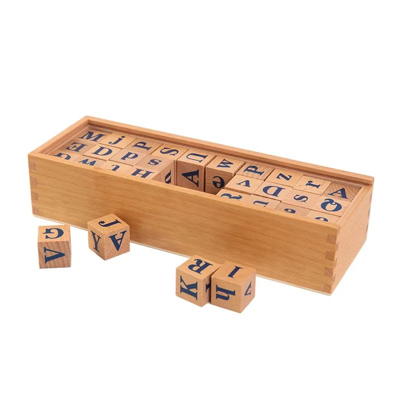 Kids act study materials toys 2022 educational toys learning teaching aids for children English letters structure practice kids
