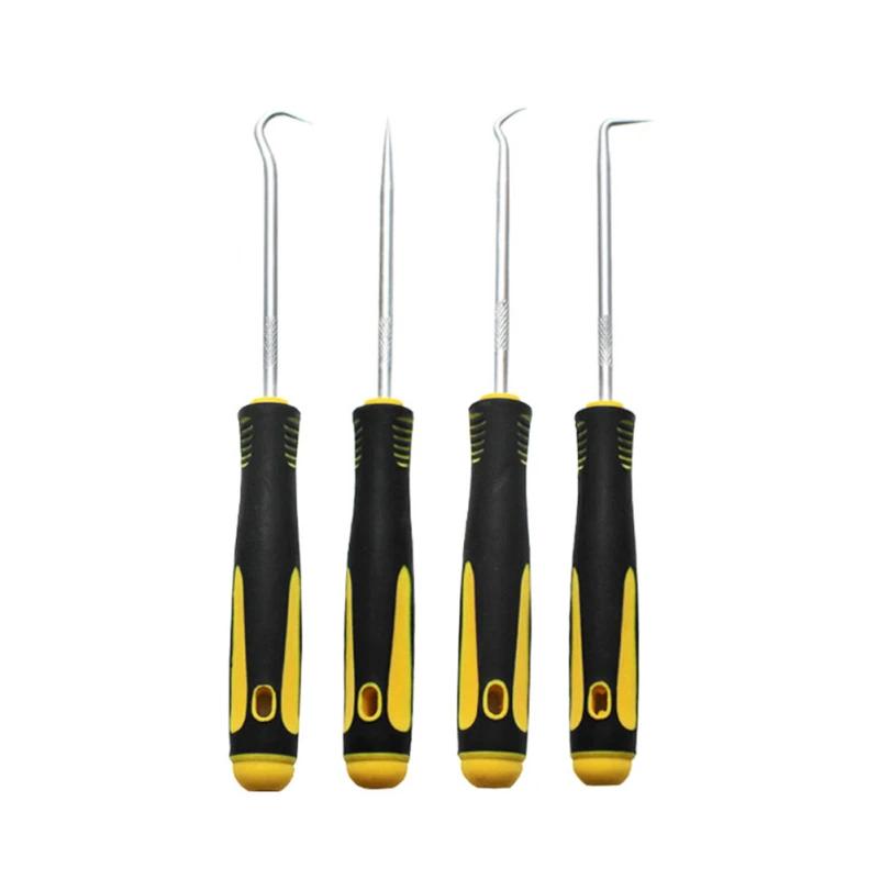 Hand Tool Kit 4pcs Durable Car Hook Oil Seal O-Ring Oil Seal Remover Pick Set Craft