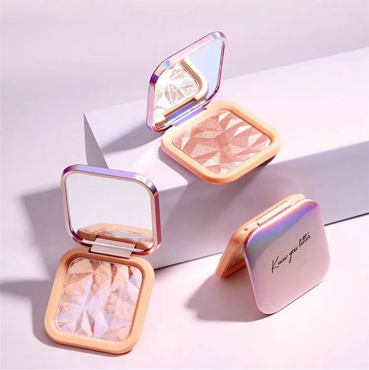 Waterproof silky smooth dream velvet easy ware high quality face glow shimmer makeup cosmetics diamond highlighter