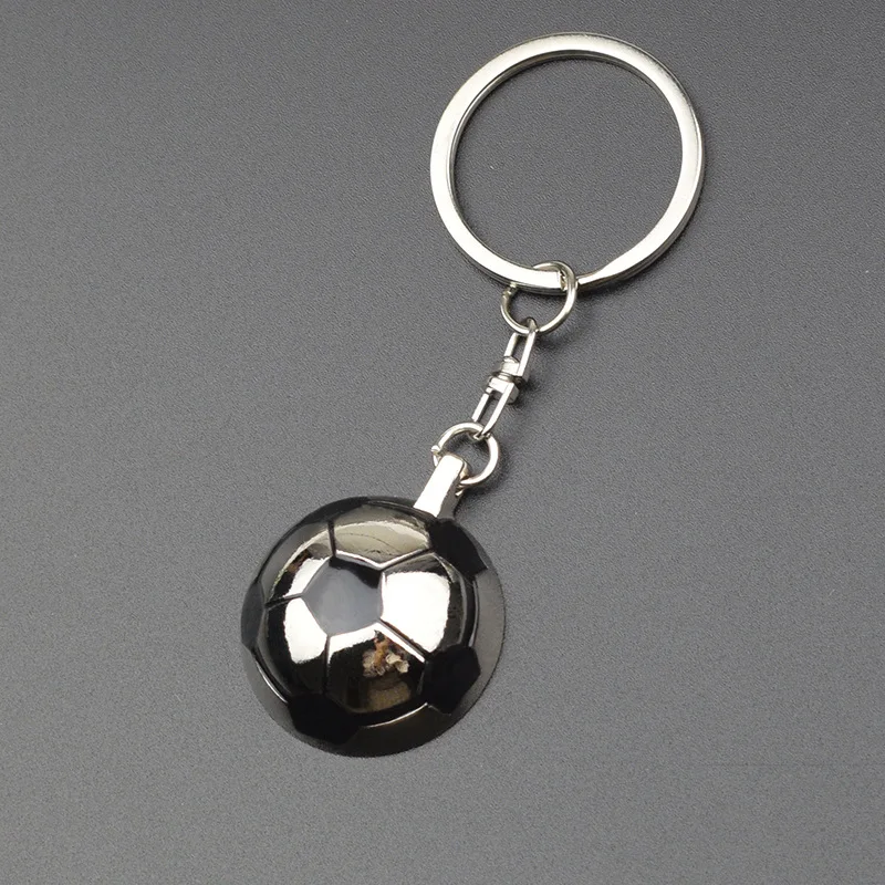 AA018199 Fashion Style Football Shaped Metal Keychains for Souvenir Gift car 3d keychain