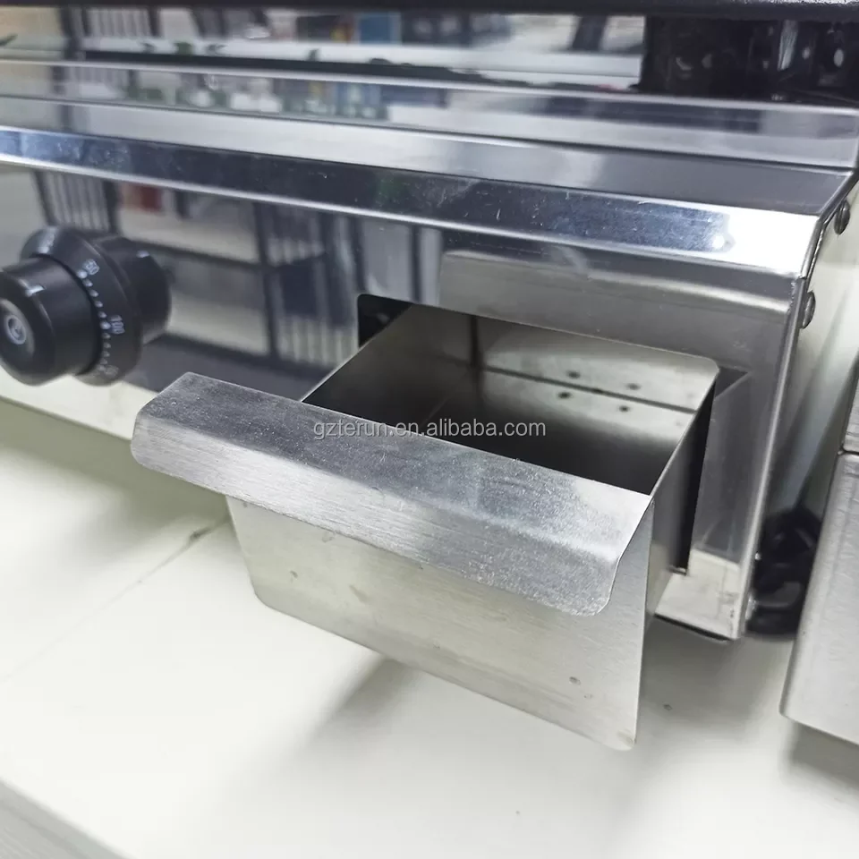 Restaurant Equipment Cast Iron Grill Electric Stainless Steel Counter Top Griddle