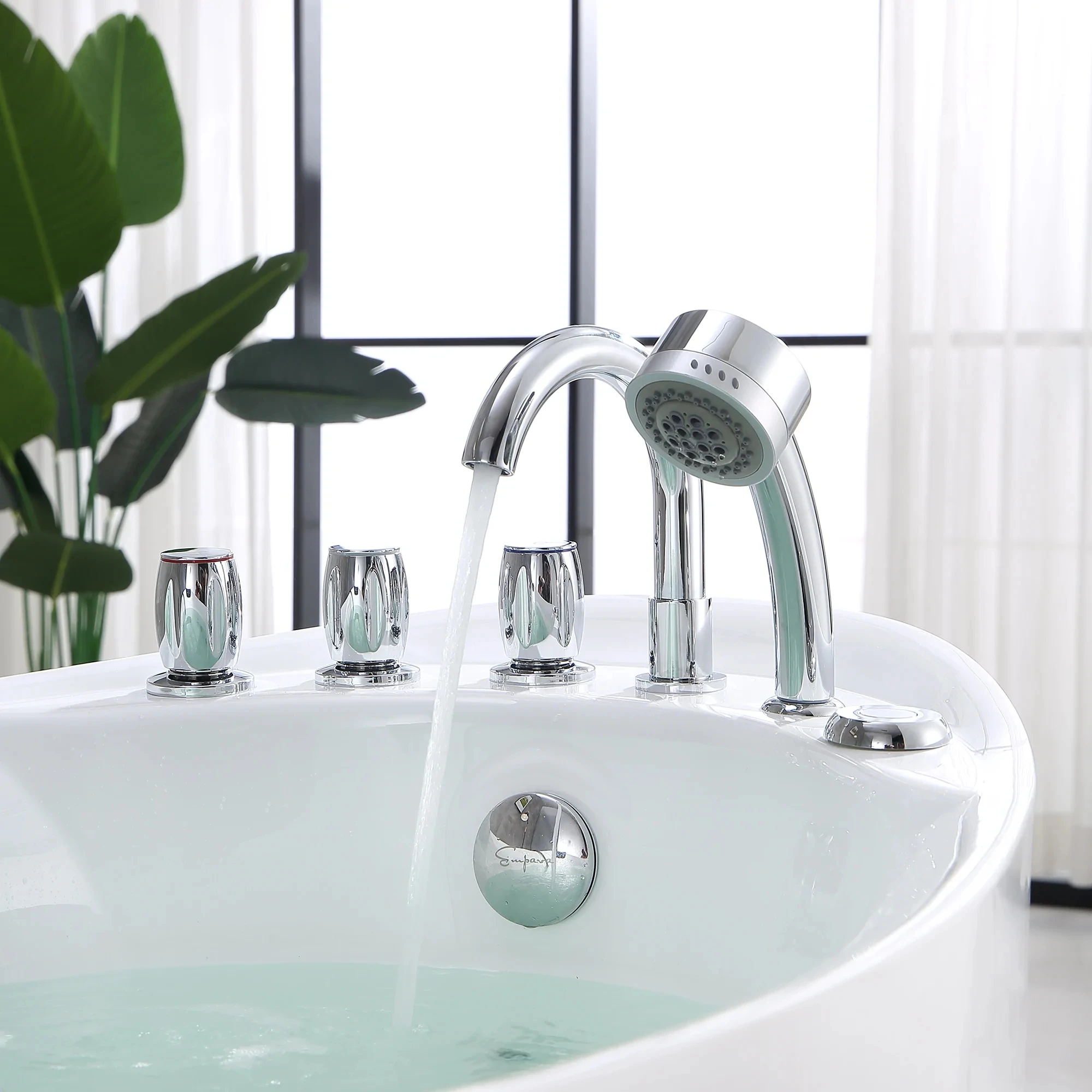 Indoor White Freestanding Massage Bathtub Hot Selling  Acrylic Bathroom Alone Jet Whirlpool Spa Bathtub Jetted Tub Hydro Tub2023