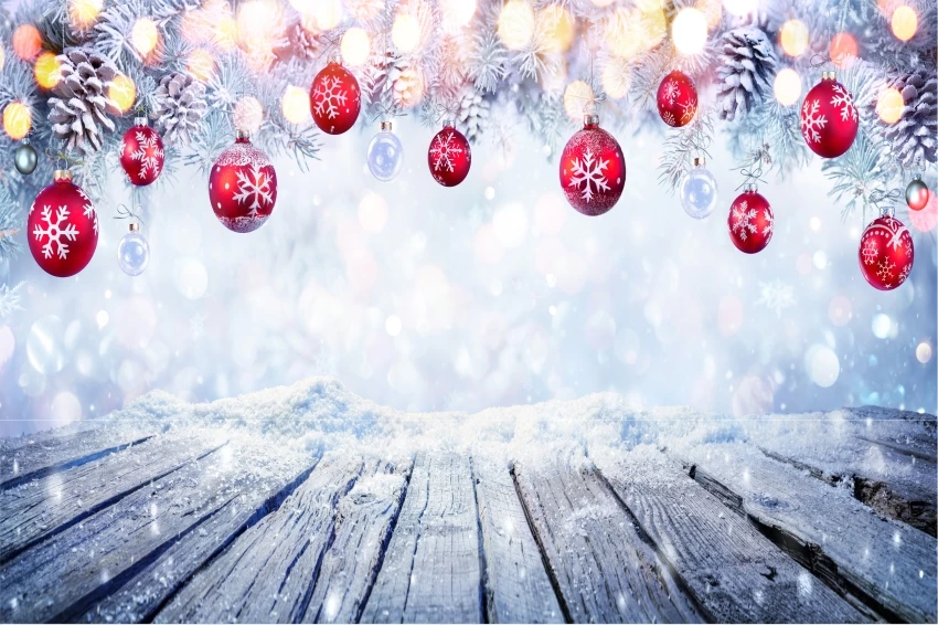 2019 Hot Sale Photography Backdrop Christmas Xmas Wood Wall Floor Background Photo Prop