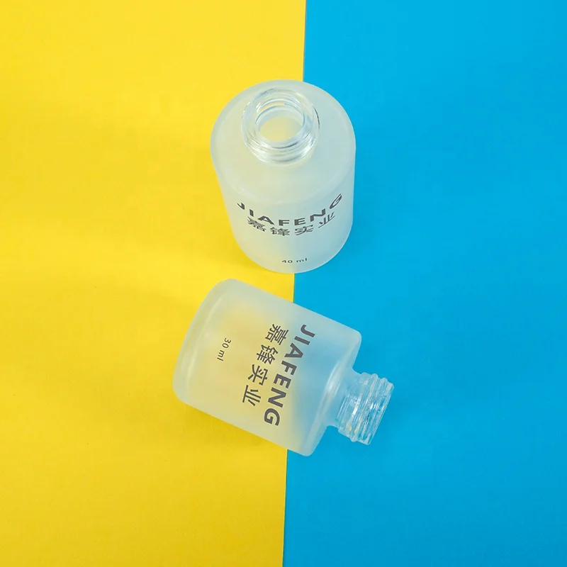 100ml 50ml 30ml Cylindrical Flat Shoulder Empty Refillable Cosmetics Perfume Glass Mist Spray Bottle