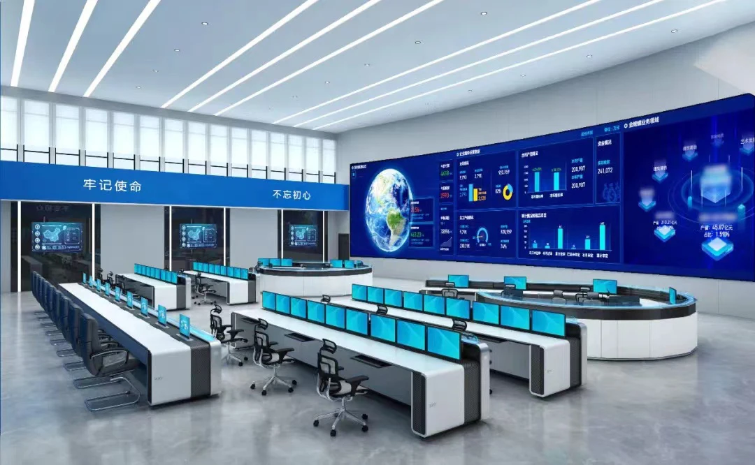 High cost performance Security Control Room Consoles Operator Console Desk CCTV Control Room Furniture