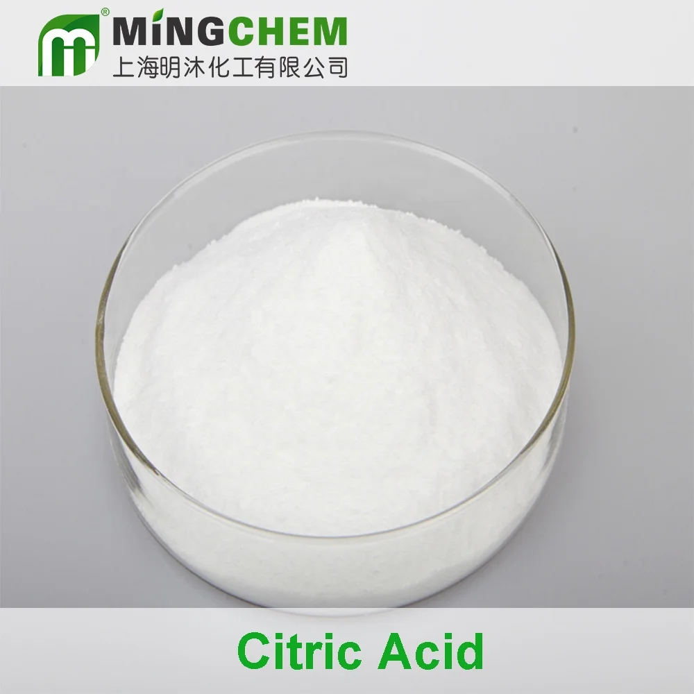 
Food Grade Additives Organic Bulk Powder Price 25kg Bag Free Drinks BP98 USP FCC Natural Fermentation Citric Acid Anhydrous 