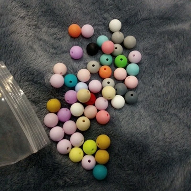 Оптовая продажа с фабрики, силиконовые бусины «сделай сам», детское колье-прорезыватель, цепочка, аксессуары