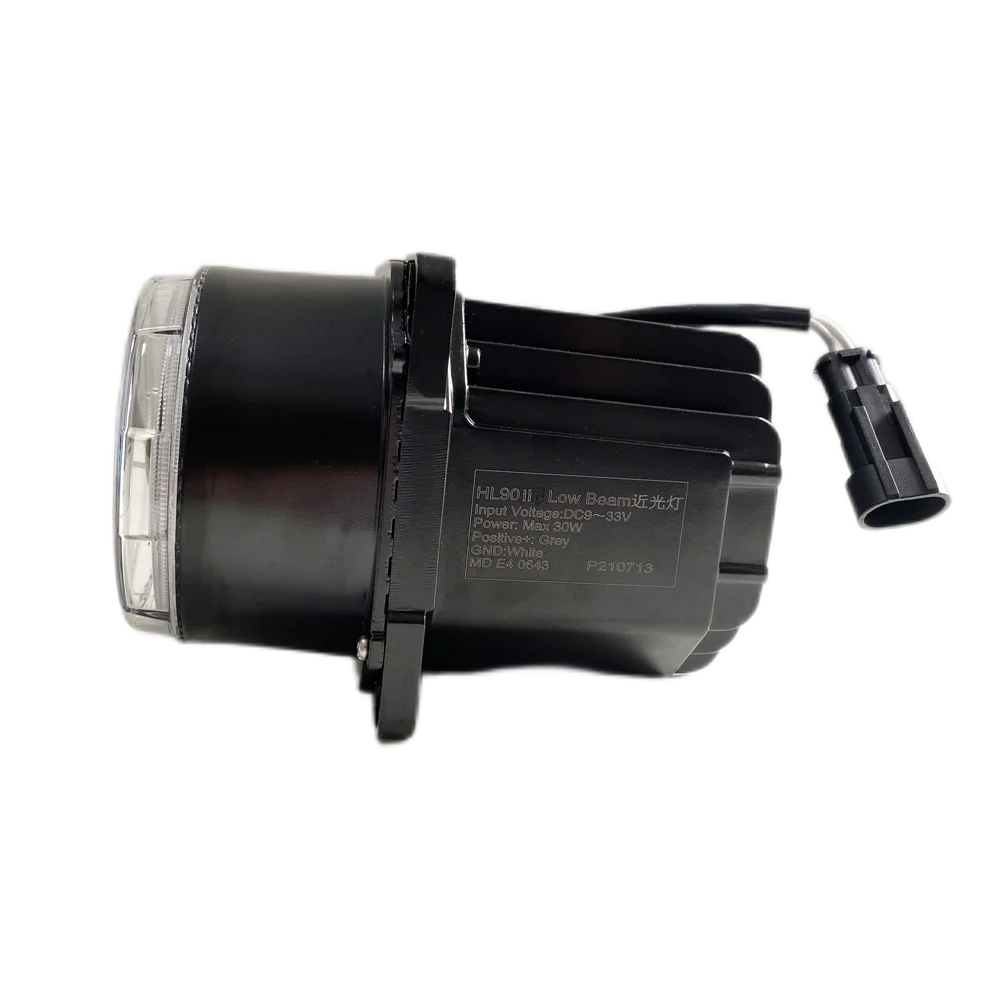 Head light 90mm E-mark ECE R112 approved hi low beam with front direction indicator position and day running lamp for BYD bus