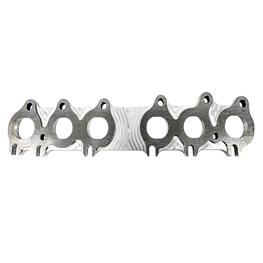 CNC machining stainless steel exhaust manifold flange