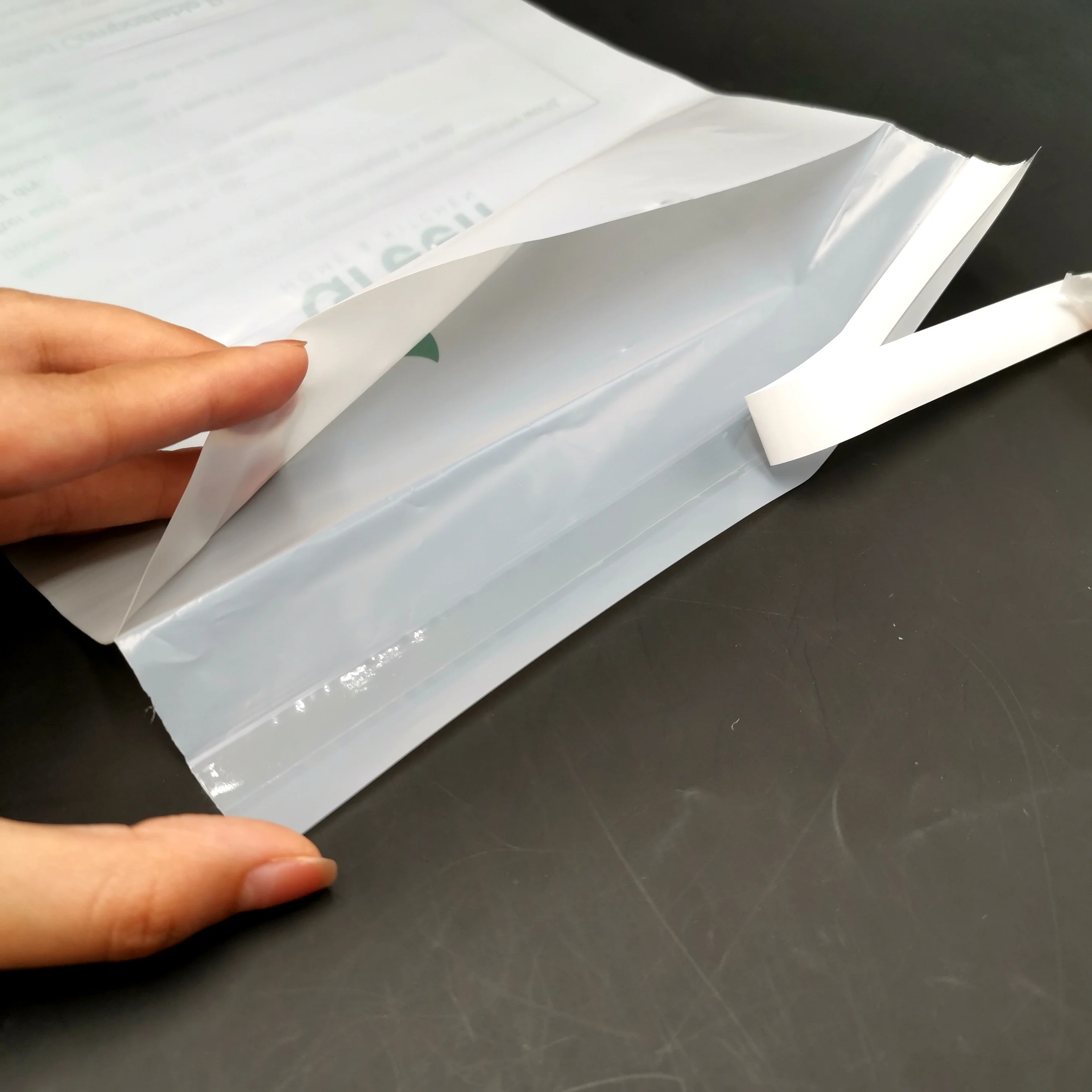 
100% Sustainable Biodegradable Compostable Eco friendly Corn starch Packing Bag 