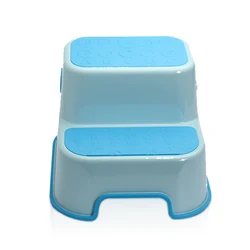 Household Light Weight Plastic Folding Step Stools Non Slip Plastic Kids Toilet Stool