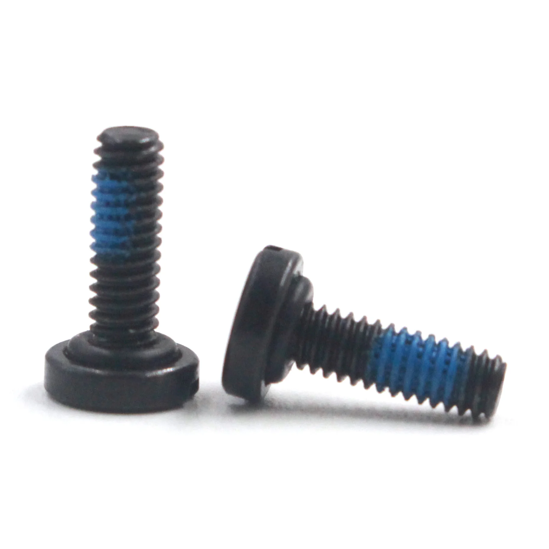 Custom Special Stainless Steel black head slotted screws O ring Sealing Waterproof Screw with nylon patch