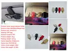LBB Ticket Card Clip Eyeglasses Mount Magnetic Leather Glasses Eyeglass Hanger Clip Sunglasses Holders for Car Sun Visor