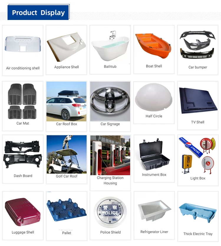 High quality Computerized Heavy Gauge Thick Sheet Vacuum Forming Machine / Roofing Sheet Making Machine