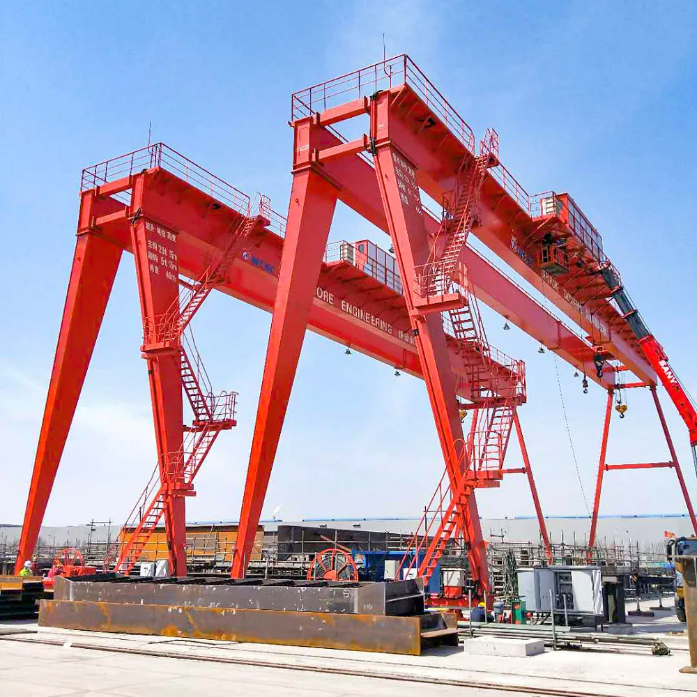 50ton Electric Heavy Duty General Construction Equipment Outdoor Warehouse Portable Container Gantry Crane