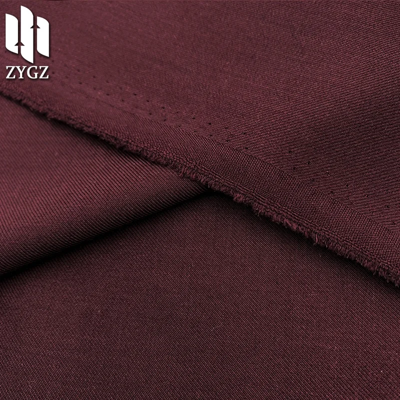 80% Polyester 20% Viscose 420gsm Twill Suit Fabric Polyester Viscose Blended Fabric