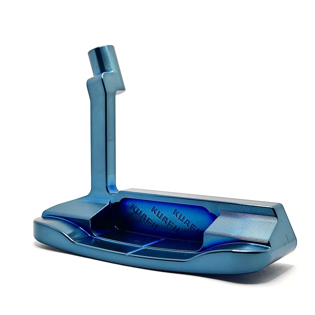 Popular USA Japan Corea Manufacturer factory customize logo cnc milled face Stainless Steel forged blue golf putter head set