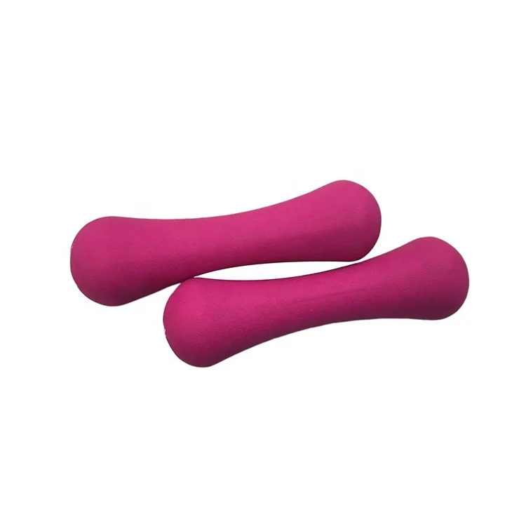 Gym Fitness Colorful Bone Shape Neoprene Dumbbell For Women